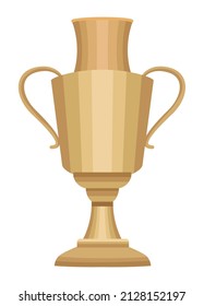 golden trophy cup award icon