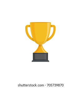 golden Trophy Cup Vector illustration