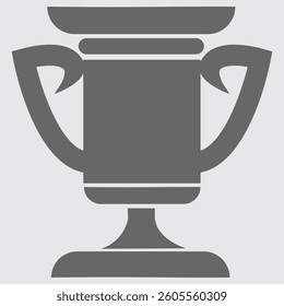 Golden trophy icon symbolizing victory, achievement, success, award, and recognition.
