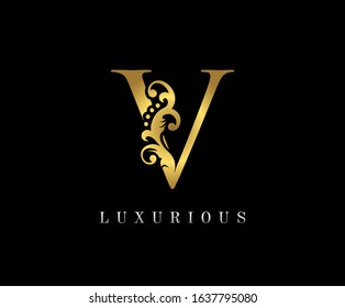 Letter V Beauty Logo Vector Icon Stock Vector (Royalty Free) 1498565132