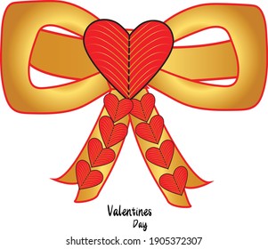 GOLDEN VALENTINES DAY VECTOR TRANSPARENT BACKGROUND