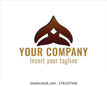  golden vector and abstract logo for commercial use. 