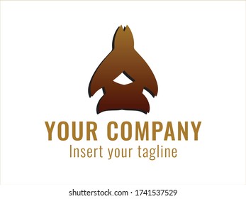  golden vector and abstract logo for commercial use. 
