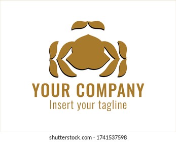  golden vector and abstract logo for commercial use. 