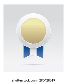Golden vector badge
