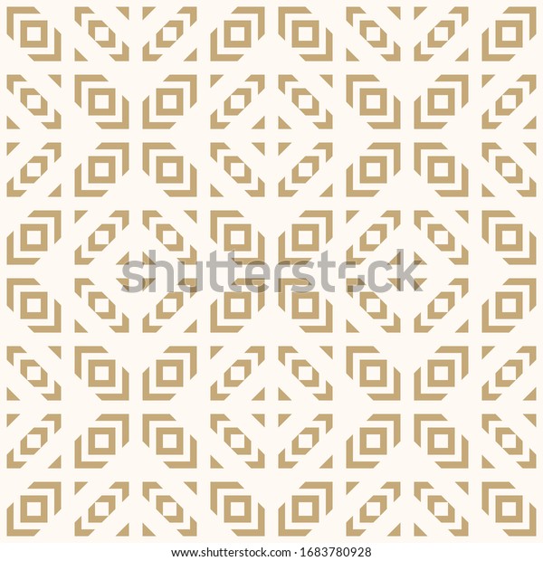 Golden Vector Geometric Seamless Pattern Tribal Stock Vector (Royalty ...