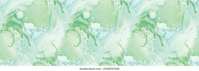 Mármol de tinta del vector dorado. Color de agua del gradiente de aceite. Fondo de color de agua brillante. Pintura de arte de oro. Fondo de Mármol Azul. Tinta de alcohol verde de mármol. Repetición sin líquido. Plantilla Resumen Moderna.