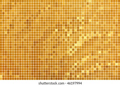 Golden vector mosaic