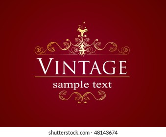 Golden vintage