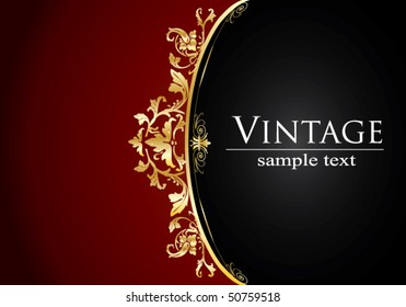 Golden vintage