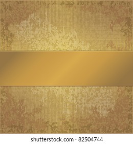 Golden vintage background