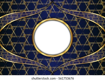 Golden vintage background.blank for message or text.Certificate.