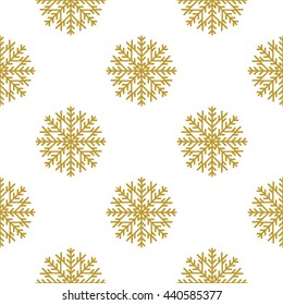 Golden vintage decor seamless pattern. Vector illustration for your design