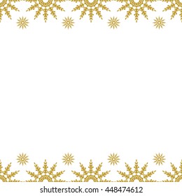 Golden vintage decor seamless pattern. Vector illustration for your design