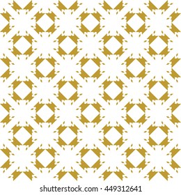 Golden vintage decor seamless pattern. Vector illustration for your design