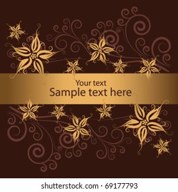 golden vintage frame