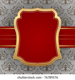 golden vintage frame