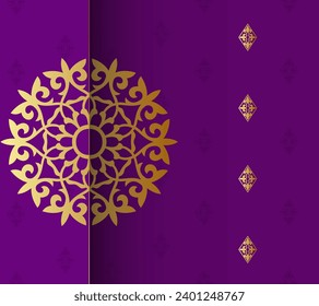 Golden vintage greeting card on a white background. Vector abstract design elements. Great for invitation and greeting cards, packaging, flyer