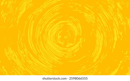 Golden vortex of textured sunshine, A vibrant yellow background with a radial swirl pattern suggesting motion and energy perfect for adding a cheerful accent to any design