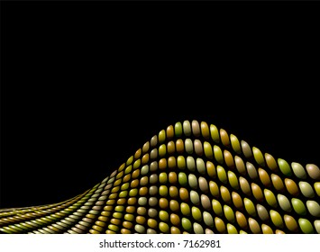 golden wave ideal abstract background with room for your own text