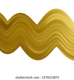 
golden wave oil vector image