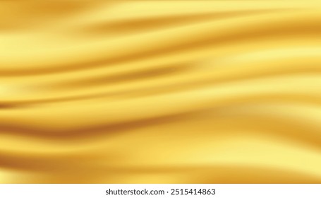 Golden waves background Vector illustration