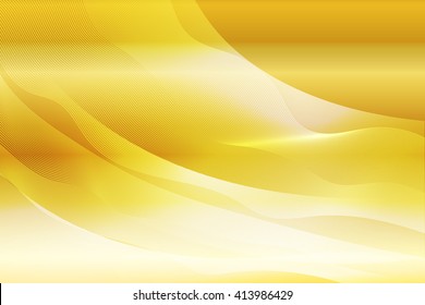 Golden wavy background design