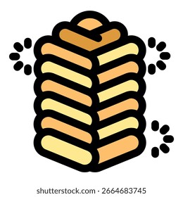 El brillo del grano de trigo dorado, que simboliza la agricultura, la comida saludable y la importancia de los granos en una dieta equilibrada
