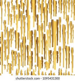 Golden and white line pattern. Modern abstract design.