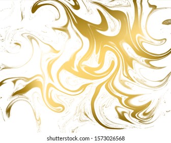 Golden White Marble abstract pattern. Modern and original liquid texture.Art background template. Good for design covers, presentation, invitation, flyer, poster, business card and social media.