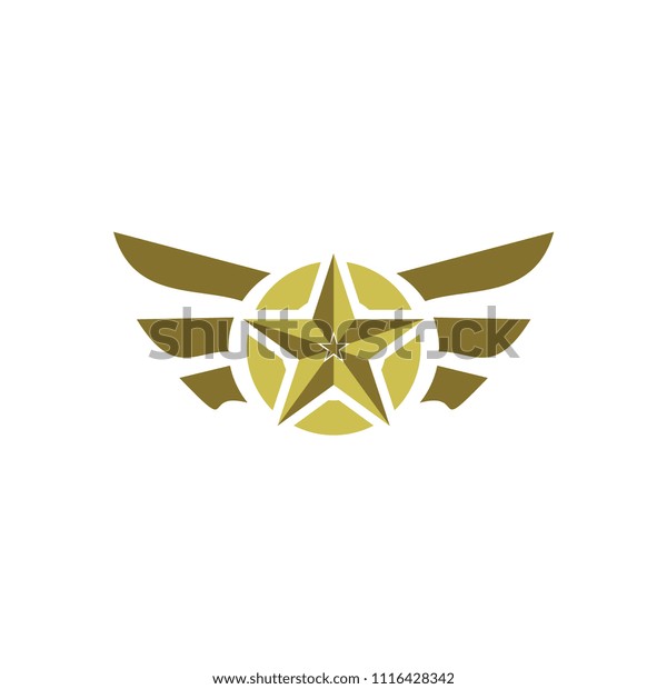 Golden Wing with Star
logo