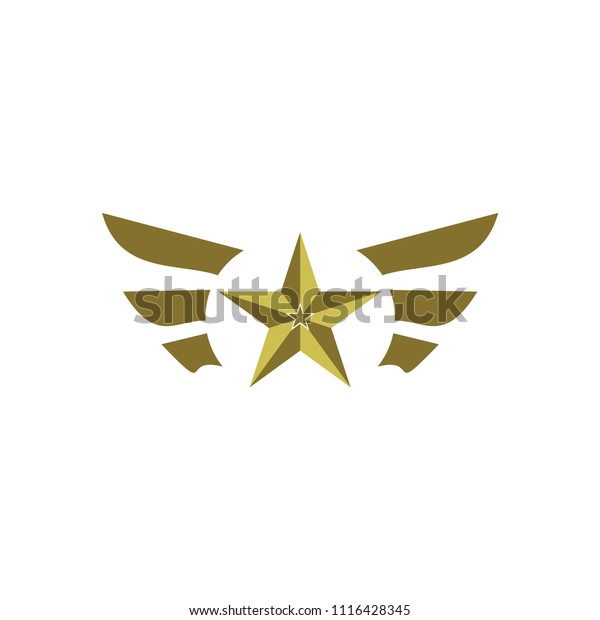 Golden Wing with Star\
logo