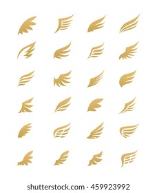 Golden Wings icon set