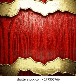 golden and wood  background