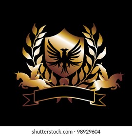 golden wreath