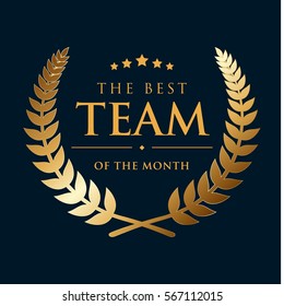 Golden Wreath Badge - The Best Team Of The Month