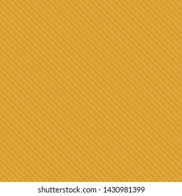 Golden yellow diagonal lines background. Straight stripes pattern texture. Vector illustration
