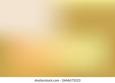 Fondo de desenfoque de degradado amarillo dorado. Textura suave Abstractas de gradiente de luz cálida. ILUSTRACIÓN VECTORIAL EPS