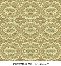 Golden - yellow ornamental vector pattern