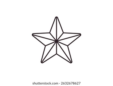 golden yellow star gold starry vector symbol sign icon illustration vector