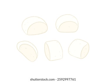 Golden yellow steamed buns, mantou