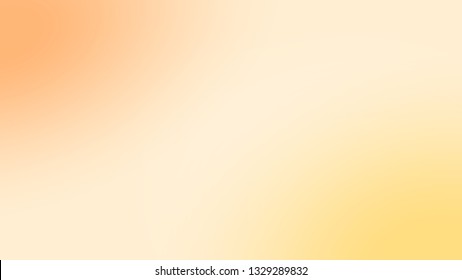 Golden, yellow, sunny gradient light background for screen, wallpaper and design illustration. Pastel vector background.