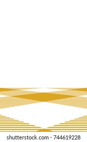 Goldenrod Gingham pattern. Texture from rhombus/squares for - plaid, tablecloths, clothes, shirts, dresses, paper, bedding, blankets, quilts and other textile products. Vector illustration.