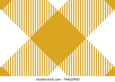 Goldenrod Gingham pattern. Texture from rhombus/squares for - plaid, tablecloths, clothes, shirts, dresses, paper, bedding, blankets, quilts and other textile products. Vector illustration.