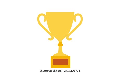 Vektorgrafik des Golder-Cup-Preises, einzelne Gewinnerin