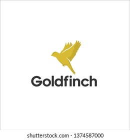 goldfinch bird logo template