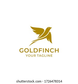 goldfinch logo vector design template 