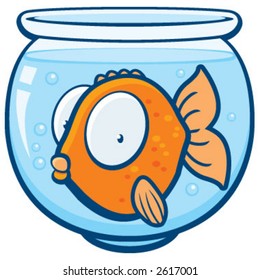 Goldfish in a bowl