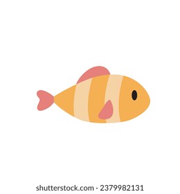 goldfish Cartoon Animal Vector Illustrations