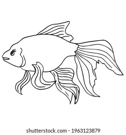 fishes kissing coloring pages